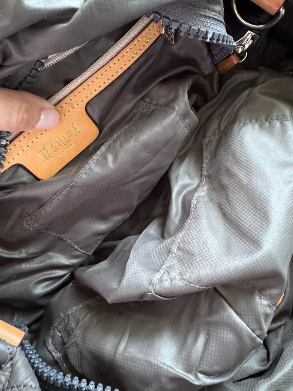 MZ Wallace Metro Large Tote in Gray - Picture 9 of 15